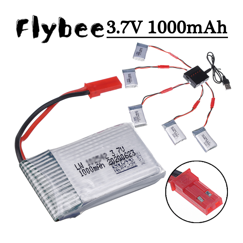 Drone Charger - Akumulator Lipo 3.7V 1000mAh z ładowarką