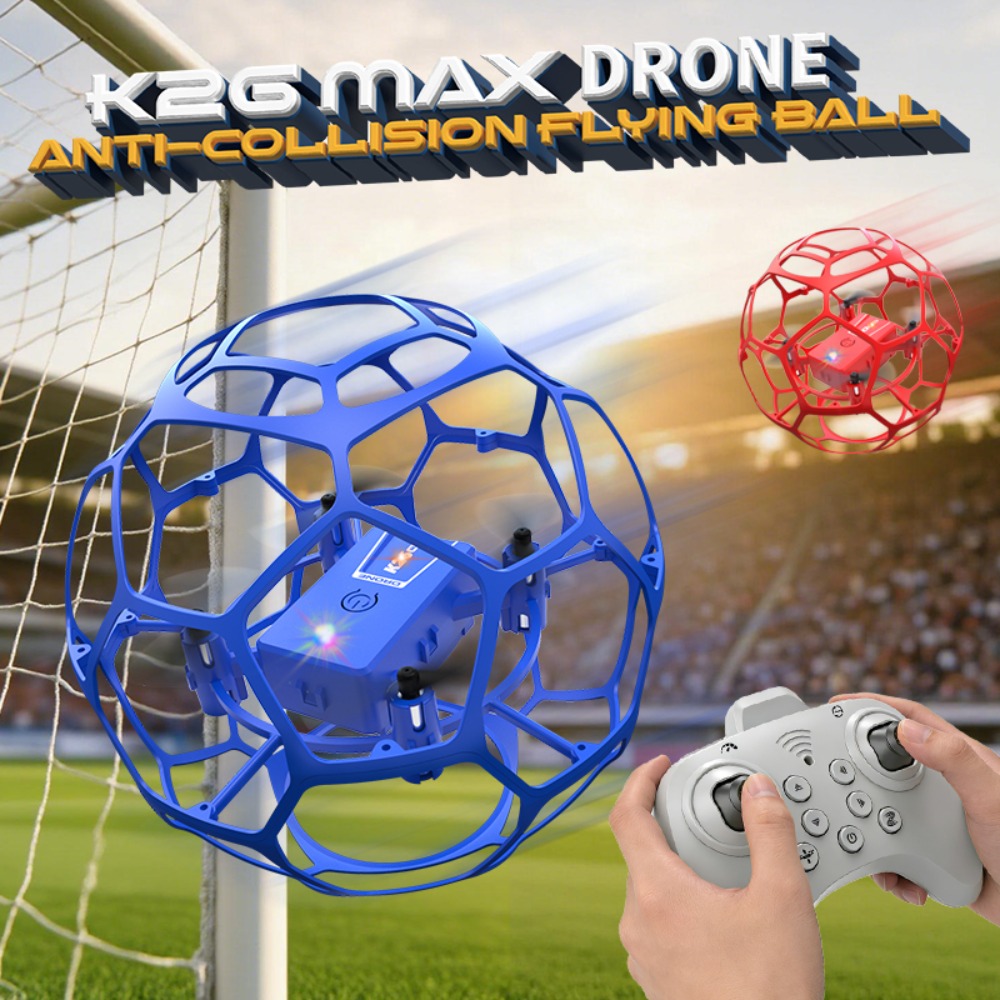 Dron RC w kształcie piłki nożn – Drone Led Light recenzja i cena