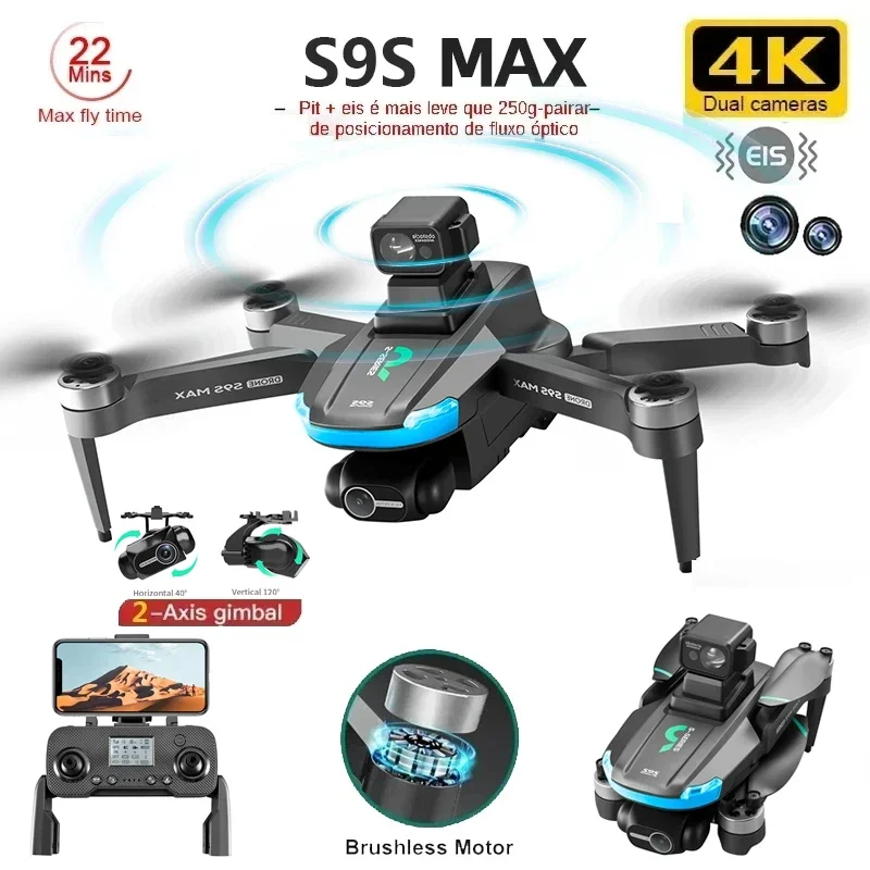 NOWOŚĆ S9S MAX MINI Drone 4K 2 – Drone Gimbal recenzja i cena