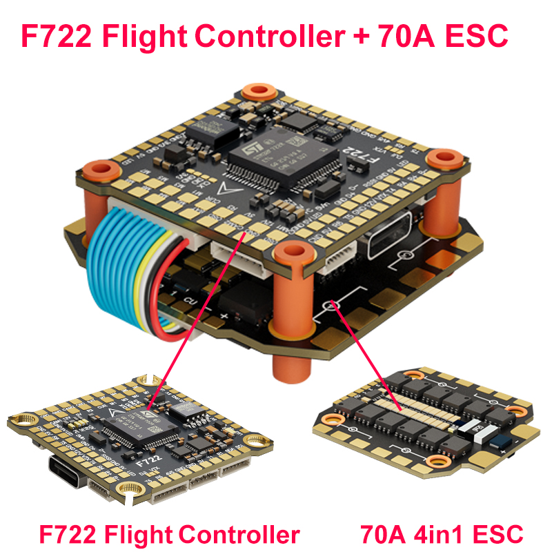 DAKEFPV F722 60A Stack ICM4268 – Drone Power Distribution Board recenzja i cena