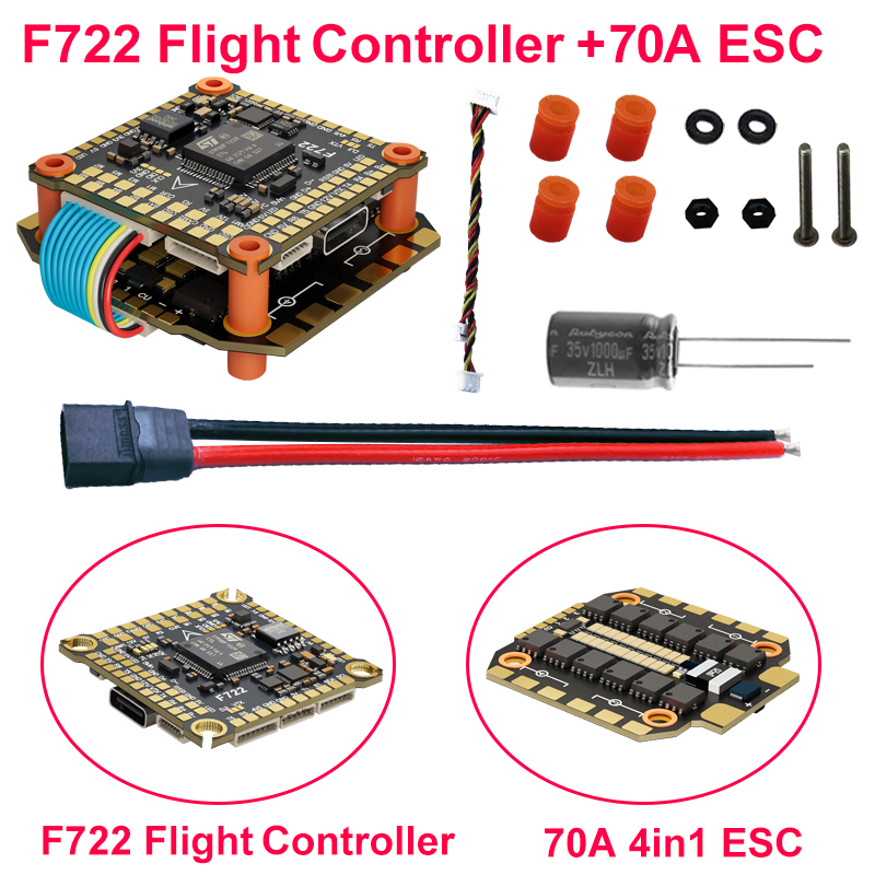 DAKEFPV F722 60A Stack ICM4268 – Drone Power Distribution Board recenzja i cena