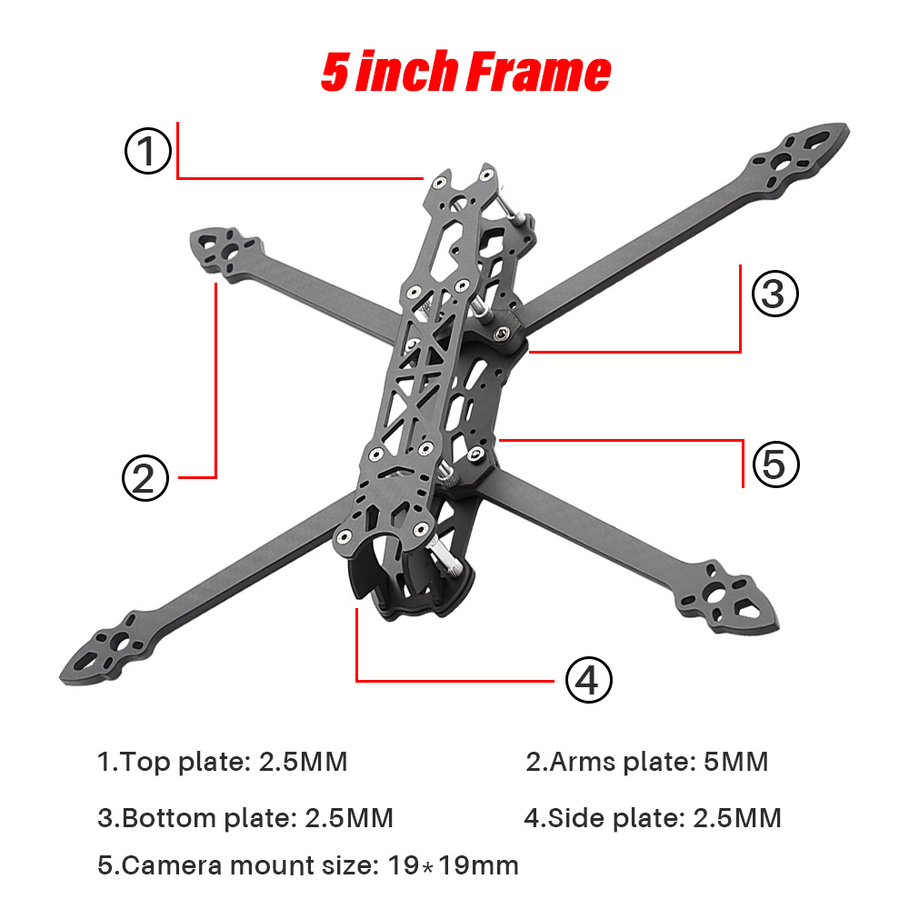 Mark4 5-calowa rama do drona w – Drone Power Distribution Board recenzja i cena